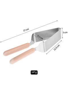 ShebSheb Triangle Cake Cutter，Stainless Steel Pastry Slicer  - Image 4