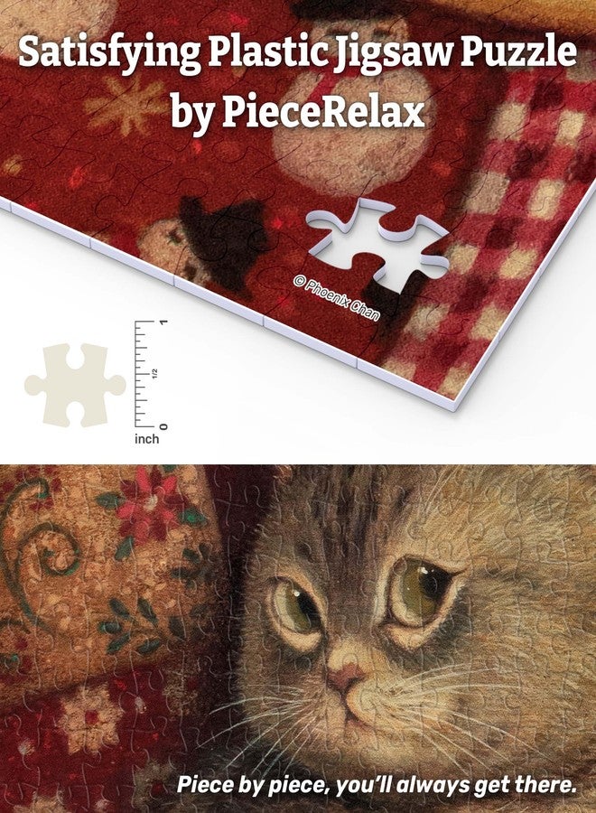 PieceRelax أحجية الصور المقطوعة البلاستيكية PieceRelax PieceClicks للبالغين 1000 قطعة - فينيكس تشان - هل تنظر إلي؟ - 25.2 × 18.9 بوصة، من أكثر ألعاب الطاولة إرضاءً، لا حاجة إلى غراء [U1034] - Image 2