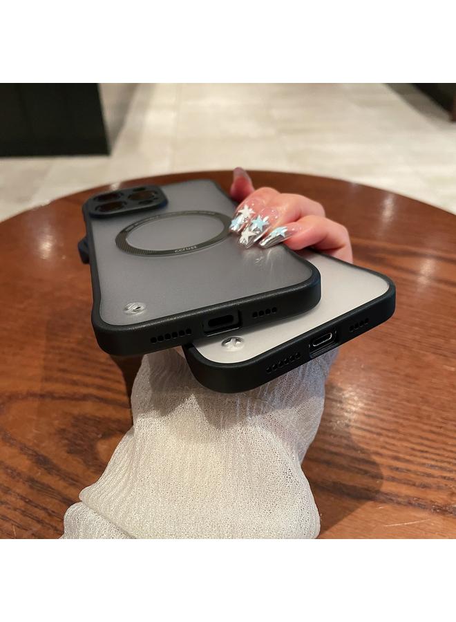 اس-توب جراب لهاتف iPhone 13 Pro Max Edgeless Magsafe مغناطيسي شفاف غير لامع لهاتف الكمبيوتر الشخصي - Image 5
