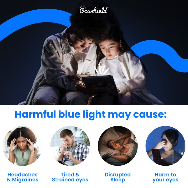 Ocushield حماية شاشة أوكوشيلد 15.6 بوصة (16:9) مضادة للضوء الأزرق مع فلتر خصوصية لأجهزة اللابتوب وشاشات الكمبيوتر - مضادة للتوهج - سهلة التركيب - مضادة لبصمات الأصابع - تقلل من تعب العين (345 × 194 مم) - Image 3