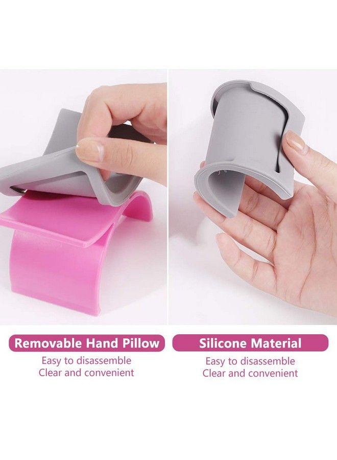 Ownsig Nail Arm Rest U Shape Silicone Manicure Hand Pillow Pad Nail Art Mat Holder Nail Tool Equipment Nail Art Accessories Black - Image 3