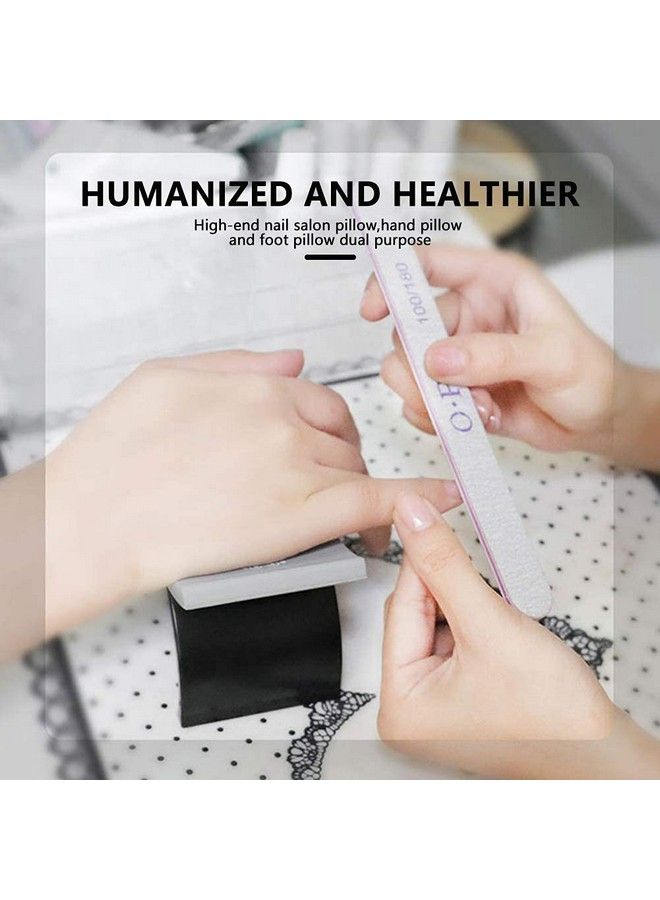 Ownsig Nail Arm Rest U Shape Silicone Manicure Hand Pillow Pad Nail Art Mat Holder Nail Tool Equipment Nail Art Accessories Black - Image 5