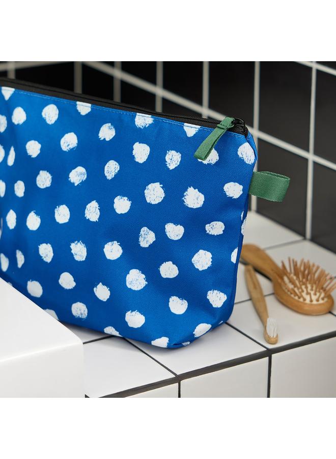 erorex Toiletry Bag, Blue/White/Dotted - Image 2