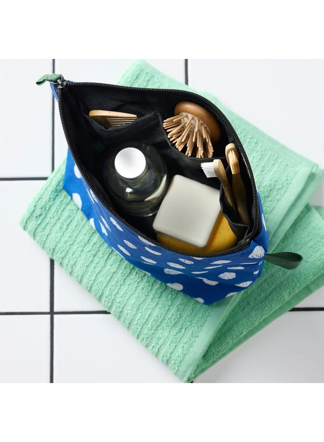 erorex Toiletry Bag, Blue/White/Dotted - Image 4