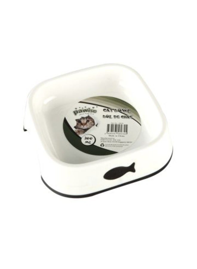 Pawise Plastic cat bowl 200ml