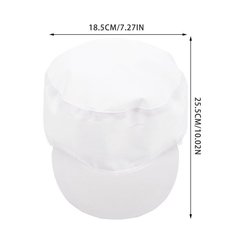 Catering Hat for Professional Chefs, Lightweight and Comfortable Kitchen Wear - Image 2