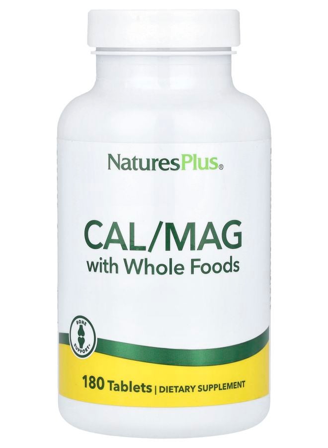 Cal/Mag with Whole Foods 180 Tablets