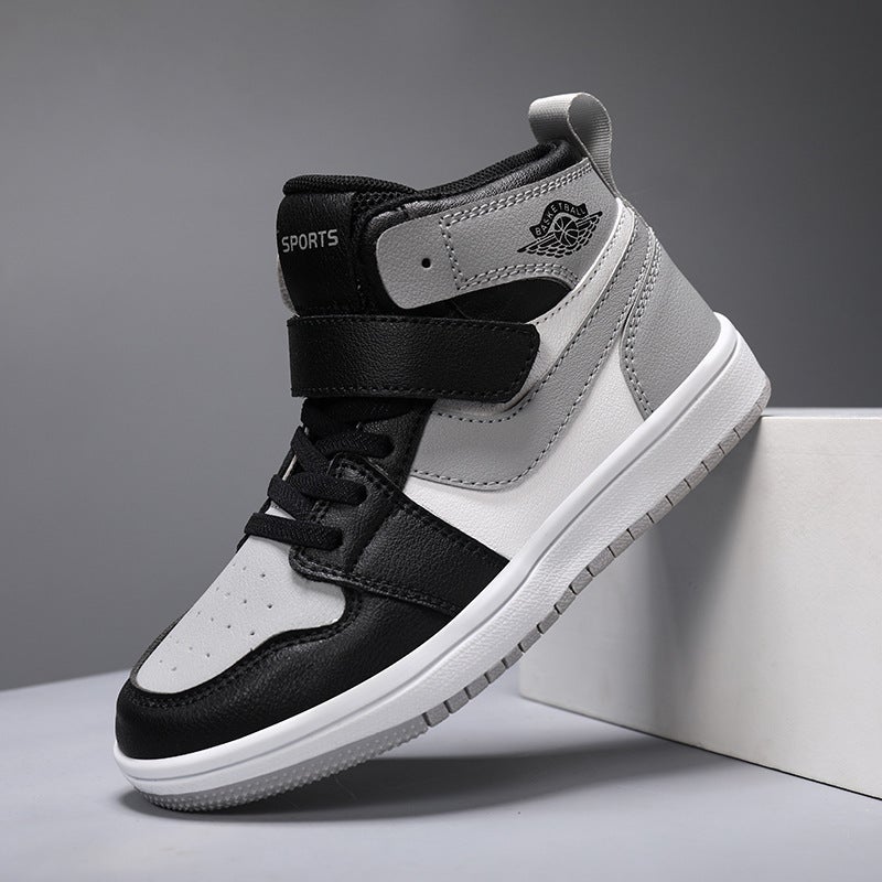 Board Shoes Boys' Trendy Shoes 2024 Trendy Shoes Casual Shoes Street Dance Shoes Student Small Board Shoes New High-Top Children - Image 4