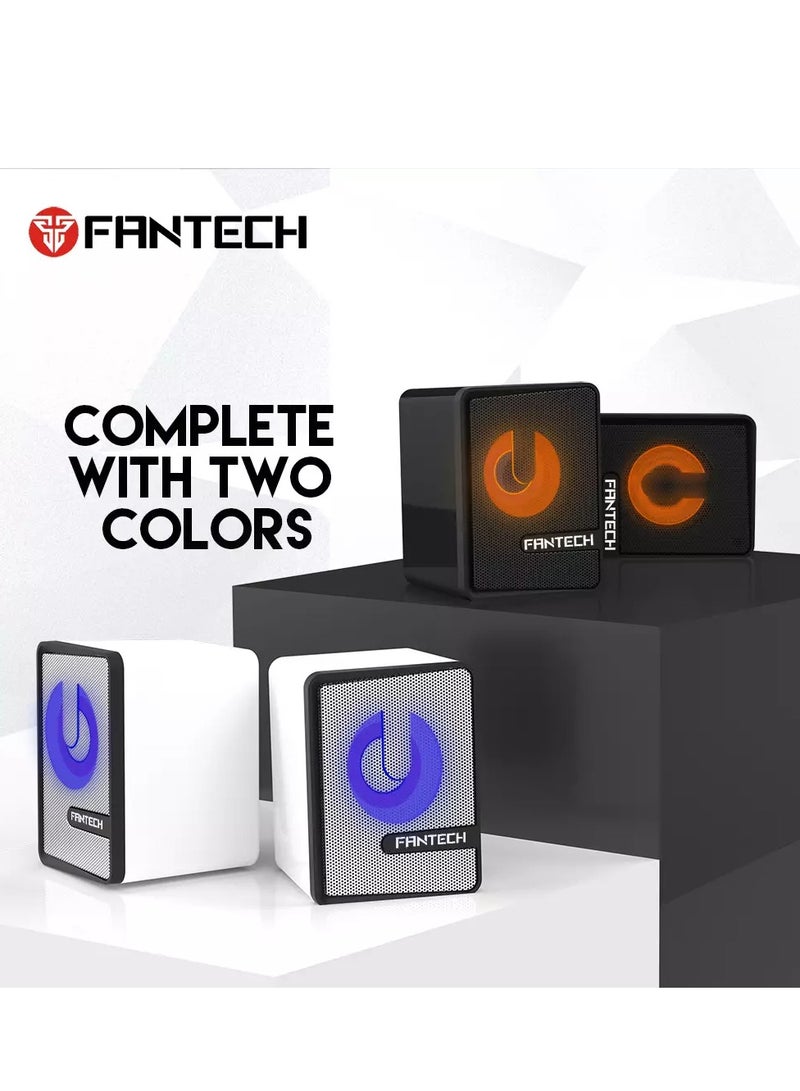FANTECH GS203 BEAT Gaming Speaker - Stereo 2 Channels 6W - With LED Lighting  - Image 5