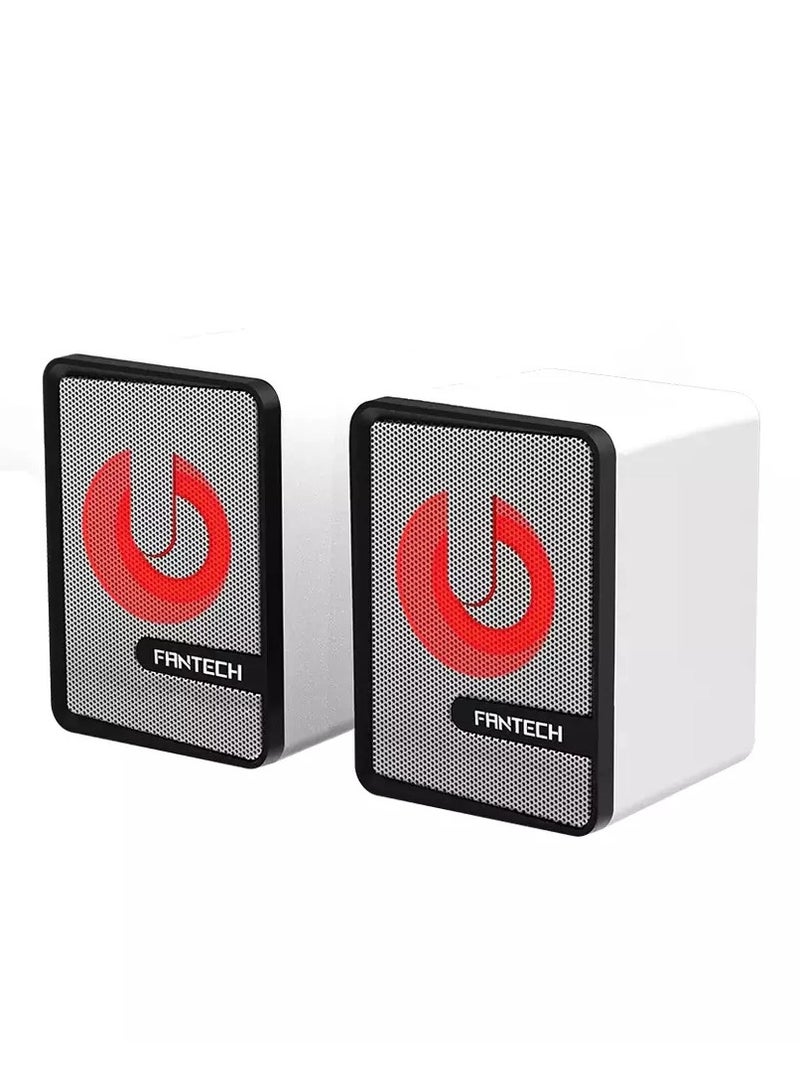 FANTECH GS203 BEAT Gaming Speaker - Stereo 2 Channels 6W - With LED Lighting  - Image 1