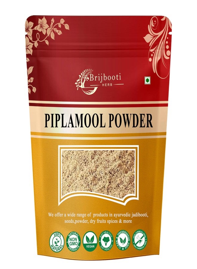 Brijbooti Pipla Mool Powder (100 gm) | Piplamool Dampa | Piplamool Powder | Peepla Mool Powder - Image 1