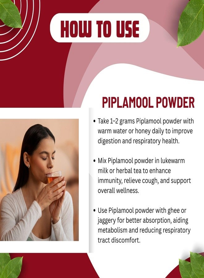 Brijbooti Pipla Mool Powder (100 gm) | Piplamool Dampa | Piplamool Powder | Peepla Mool Powder - Image 3