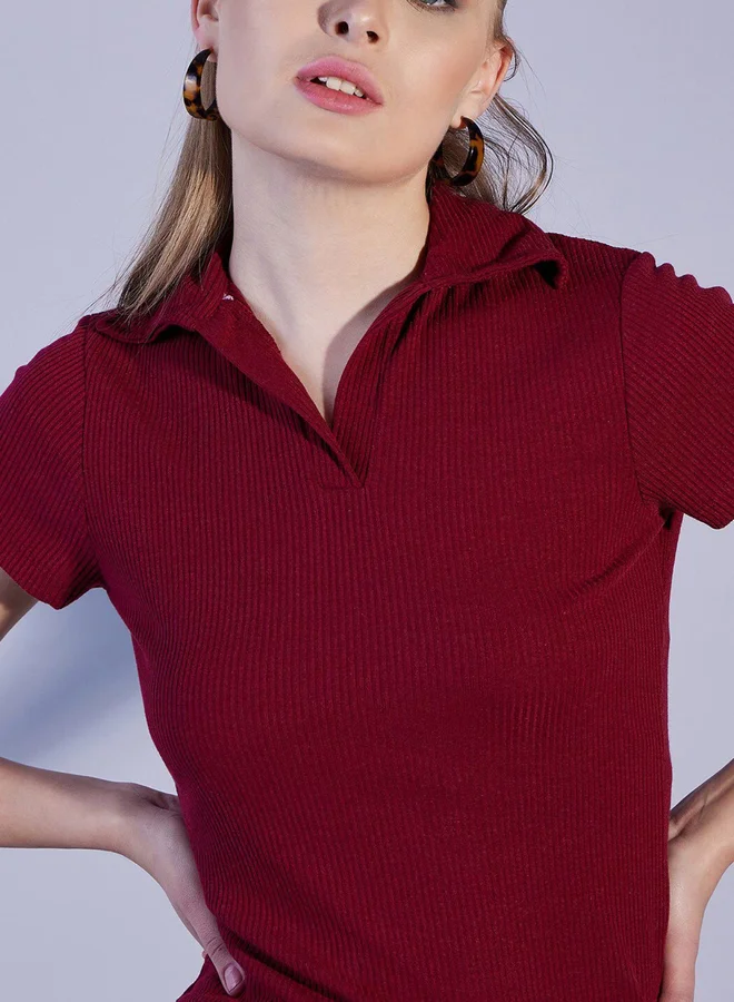 Freehand Freehand Women Brown Ribbed Mini Dress