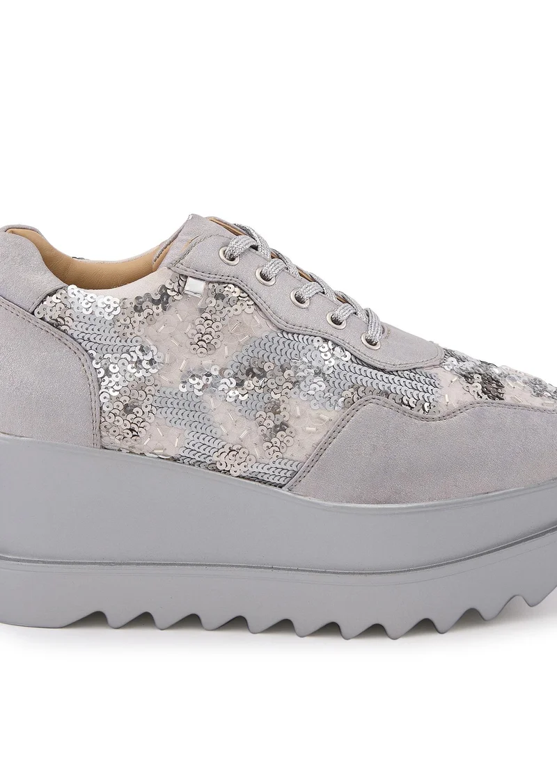 Anaar Anaar EUPHORIA Wedge Sneakers, Womens Festive, Special Occasion and Partywear Premium Shoes