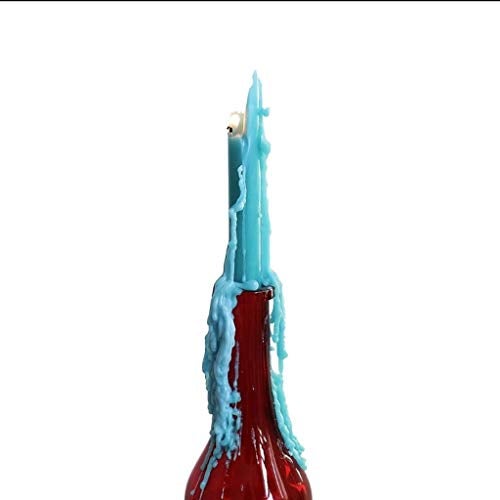 Candlestock Wine Bottle Drip Candles - 10 Pack of Assorted Dripping Candles - Image 1