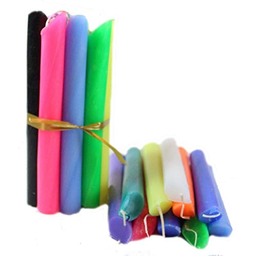 Candlestock Wine Bottle Drip Candles - 10 Pack of Assorted Dripping Candles - Image 2