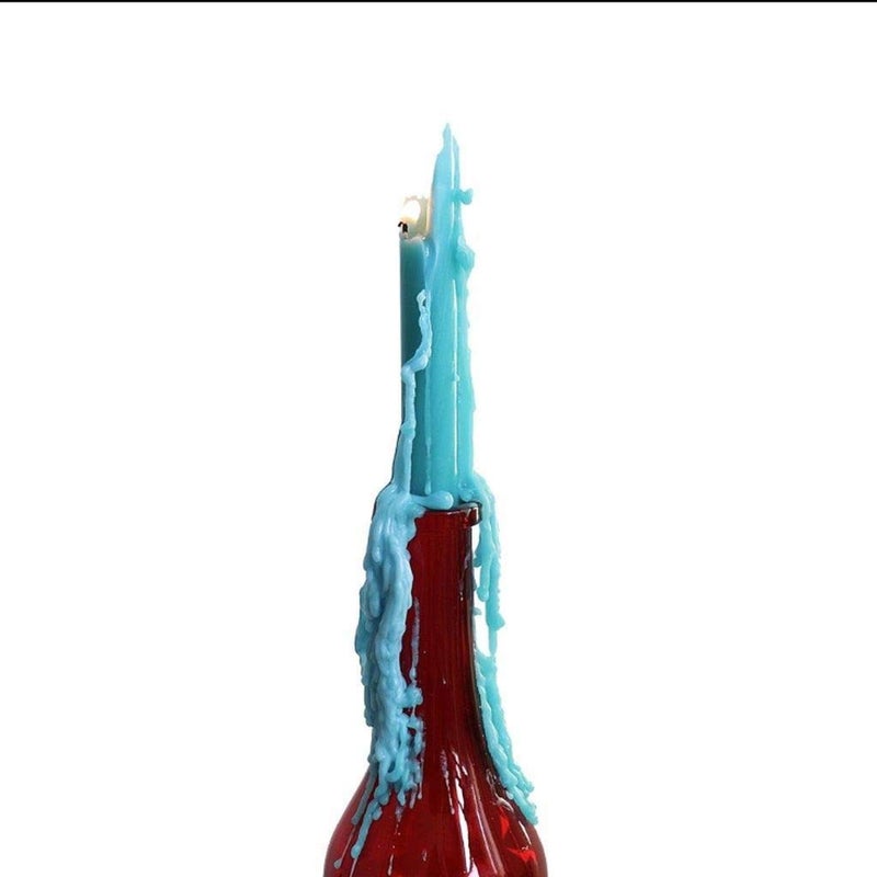 Candlestock Wine Bottle Drip Candles - 10 Pack of Assorted Dripping Candles - Image 5