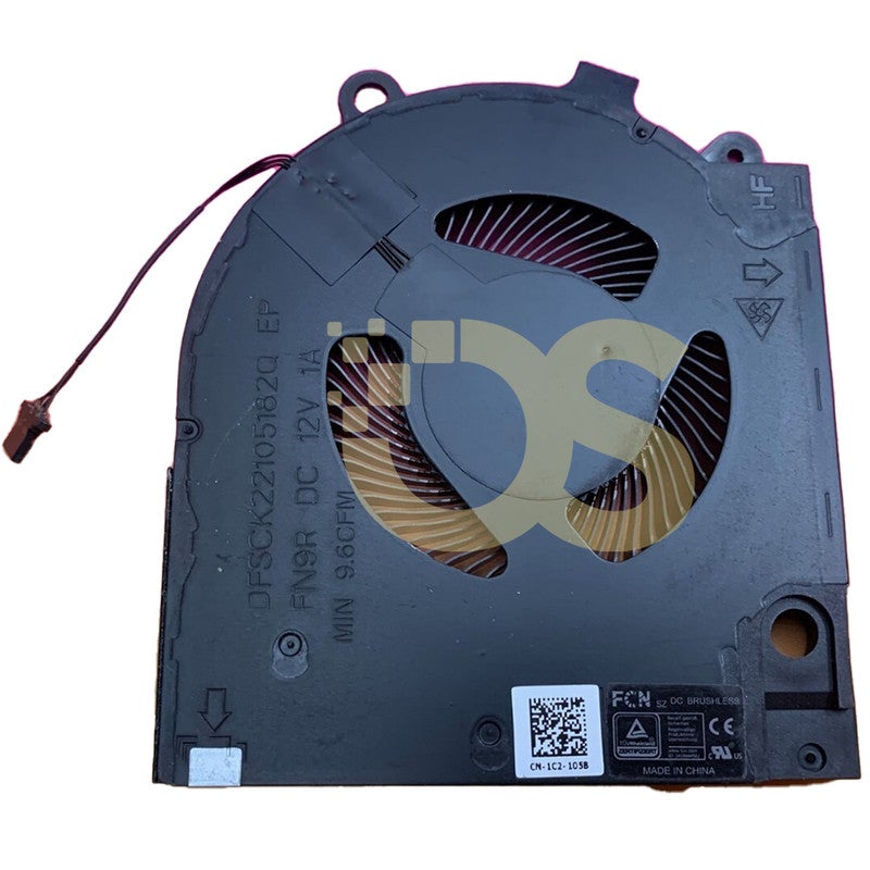 او اس مروحة معالج متوافقة مع Dell G15 5510 5511 5515 يسار + يمين 12 فولت من OS - Image 3