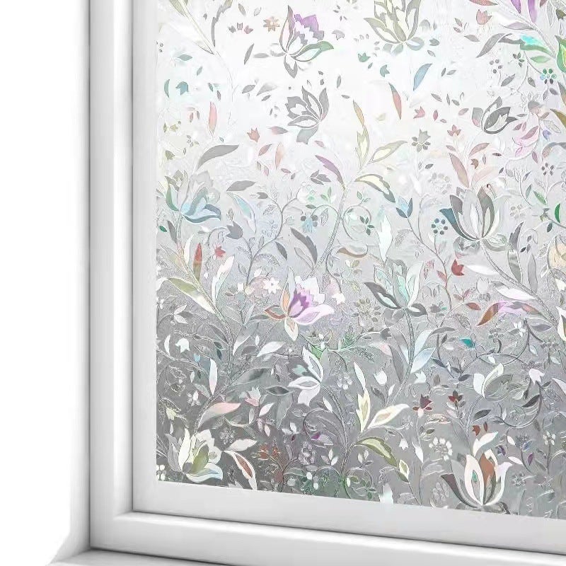 Electrostatic Glue-Free Glass Film Toilet Bathroom Window Anti-Peep Sunshade Transparent Window Grill Sticker A Generation Of Hair - Image 4