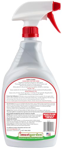 IMUSTGARDEN I Must Garden Deer Repellent: Spice Scent Deer Spray for Gardens & Plants – Natural Ingredients – 32oz Ready to Use - Image 2
