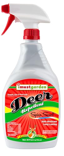 IMUSTGARDEN I Must Garden Deer Repellent: Spice Scent Deer Spray for Gardens & Plants – Natural Ingredients – 32oz Ready to Use - Image 1
