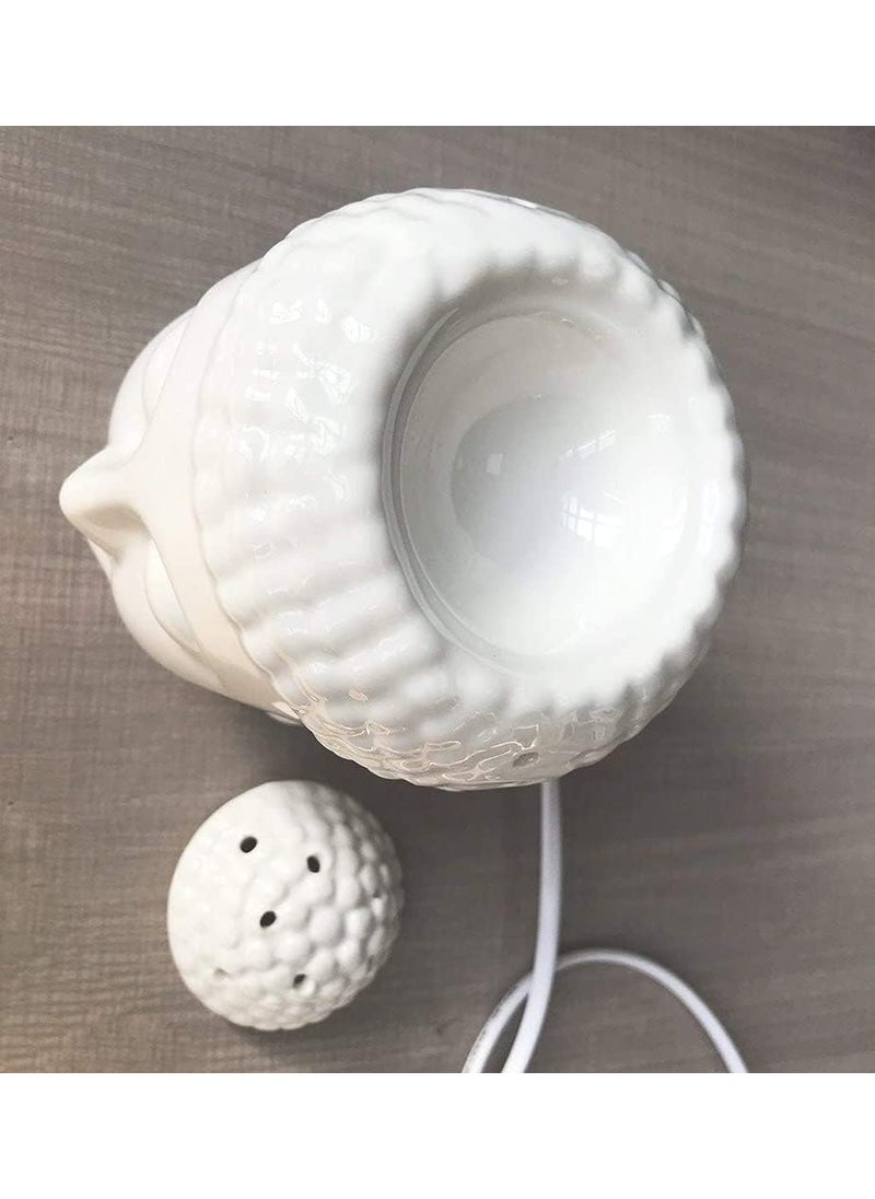 ScentAura ScentAura Ceramic Electric Buddha Aroma Diffuser Night Lamp Light with Mogra Jasmine Aroma Oil 10ml Each for Home Office Hotel Spa  - Image 4