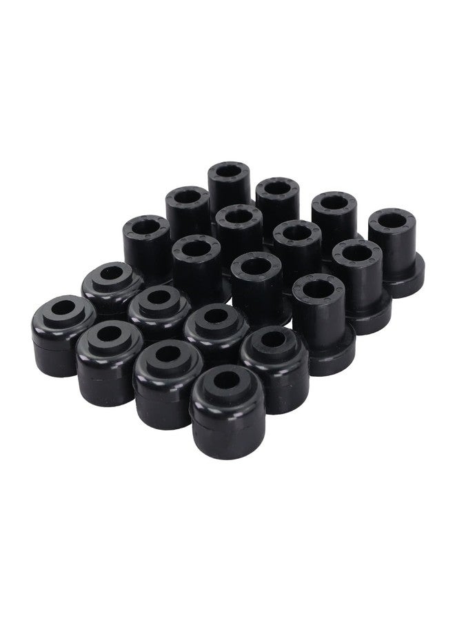 Qagea Replacement A-Arm Bushing Kit for GTW Golf Cart Front A-Arm Lift, Compatible with MadJax MJFX A-Arm Lift (Black) - Image 1