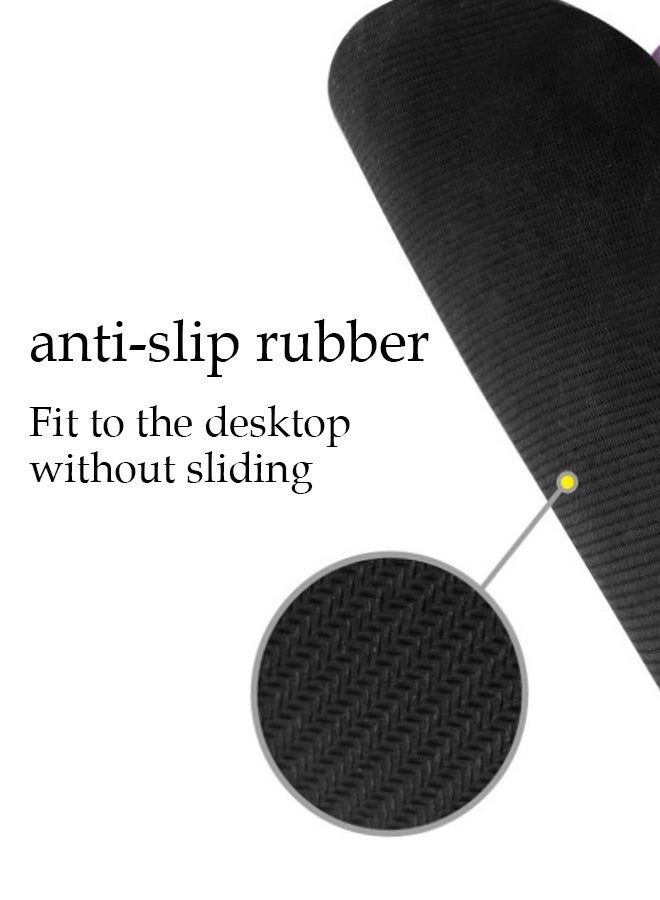 Mouse Pad with Wrist Rest, Comfortable Computer Mousepad with Gel Wrist Support Smooth Surface and Non-Slip PU Base for Pain Relief, Laptop, Office & Home (Pink) - Image 5