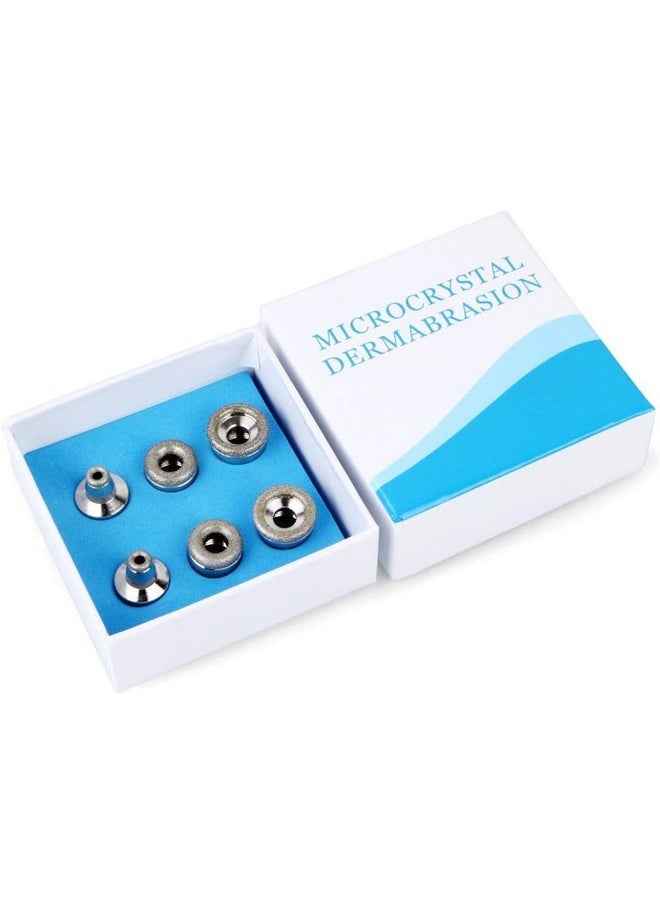 UNOISETION - Diamond Microdermabrasion Tips 6 Pcs Dermabrasion Replacement Tips Professional Microdermabrasion Accessories For Microdermabrasion Tool - Image 1