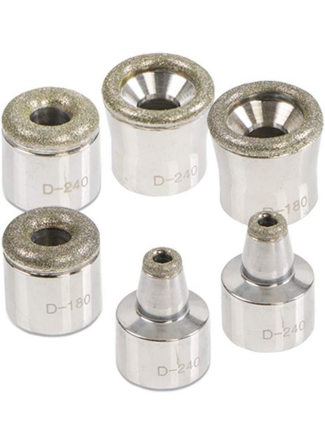 UNOISETION - Diamond Microdermabrasion Tips 6 Pcs Dermabrasion Replacement Tips Professional Microdermabrasion Accessories For Microdermabrasion Tool - Image 1