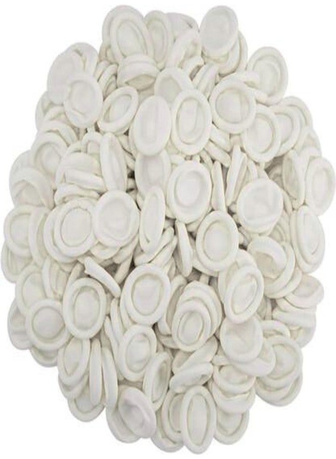 Stylera Anti-Static ESD Latex Finger Cots, Reusable Rubber Fingertips Protective Finger Gloves (WHITE, PACK OF 100 PIECES) - Image 1