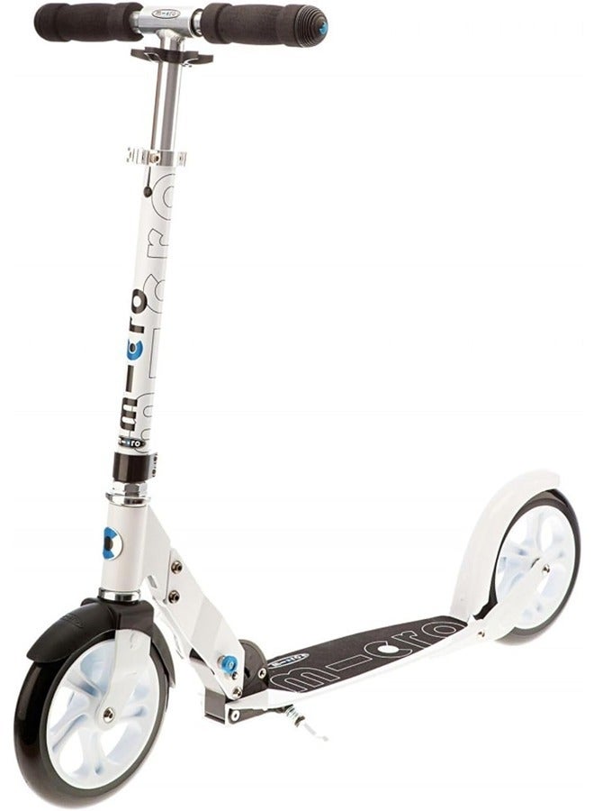 Micro SA0031 Tretroller WeiÃŸ mit 200 mm Rollen | Scooters | Scooter for Boys | Scooter for Kids | Kids Scooter | Outdoor Scooter| Ride on Scooter | Scooter for Girls - Image 1