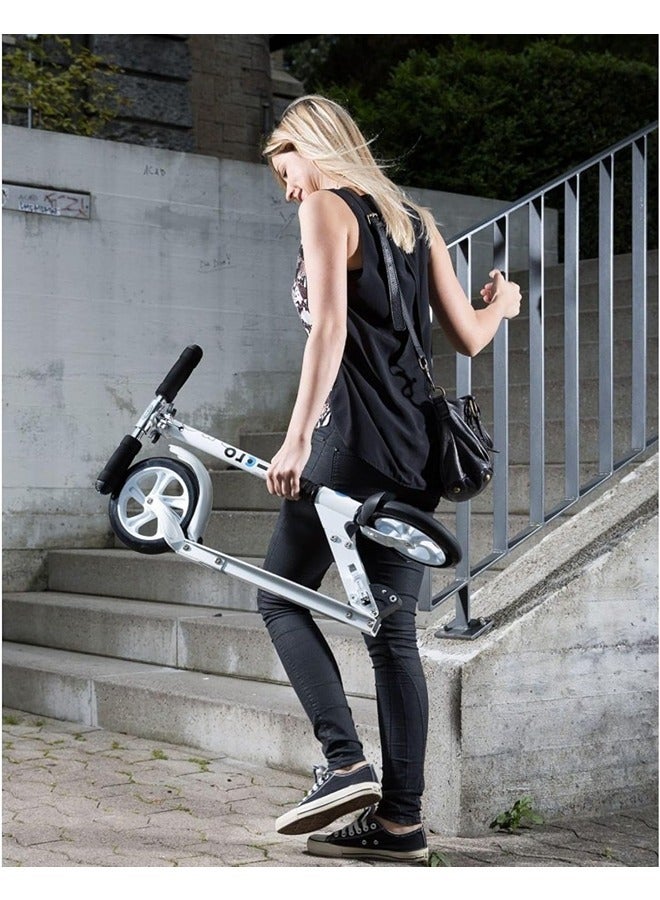 Micro SA0031 Tretroller WeiÃŸ mit 200 mm Rollen | Scooters | Scooter for Boys | Scooter for Kids | Kids Scooter | Outdoor Scooter| Ride on Scooter | Scooter for Girls - Image 4