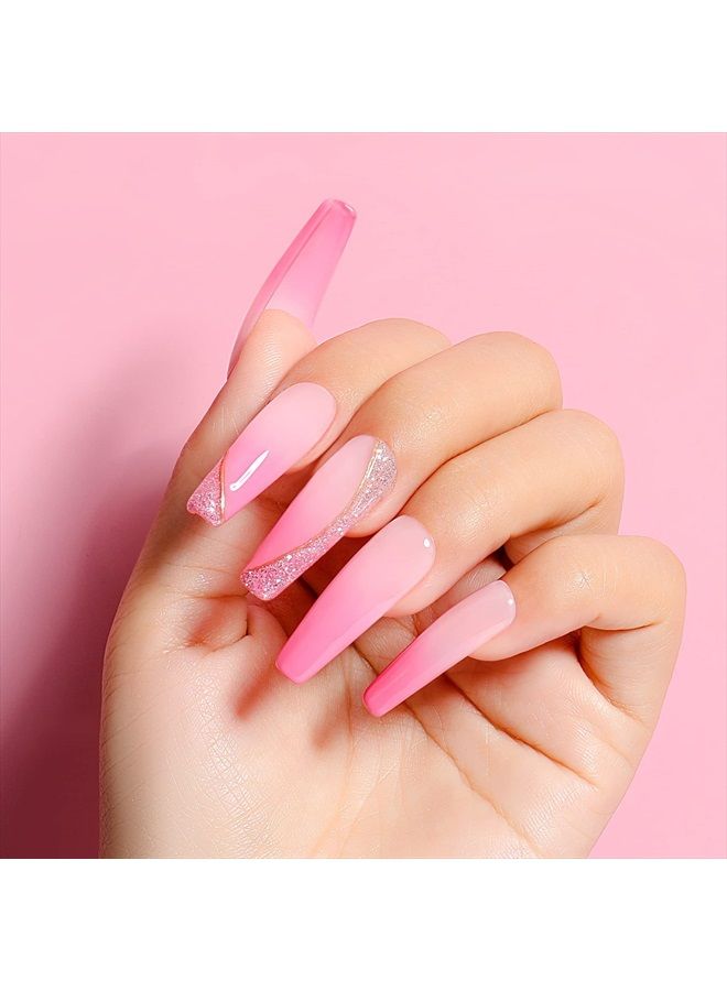 AIMEILI Soak Off U V LED Light Pink Gel Nail Polish - Pertty Pretty in Pink (009) 10ml - Image 4