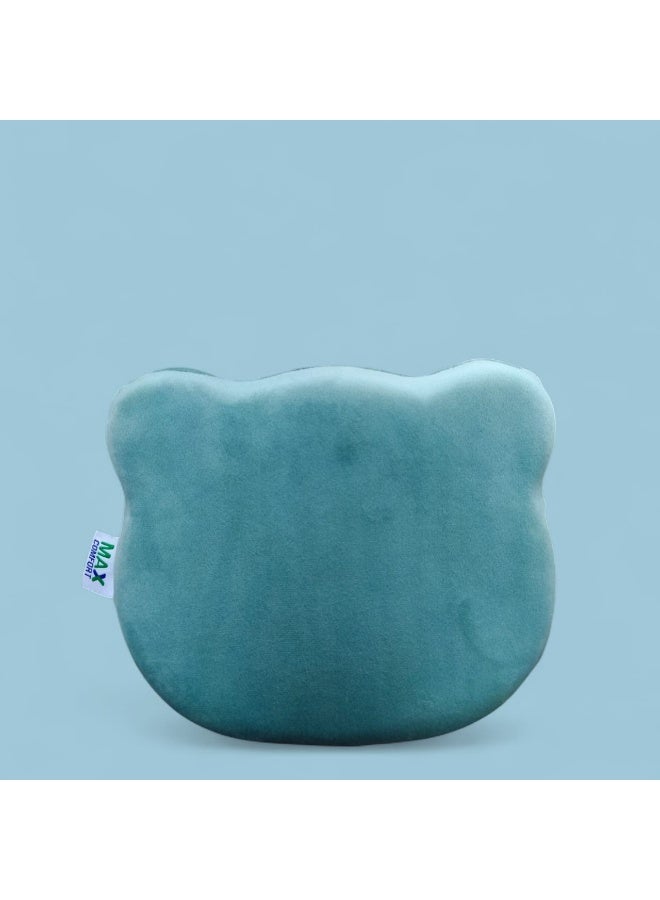 Max Comfort Mickey Mouse Medical Pillow for Children, Memory Foam, Supportive Design for Baby's Head, Comfortable Sleep and Reduced Head Pressure, Suitable for Infants and Children, Soft and Safe Materials, by Max Comfort, Turquoise - Image 2