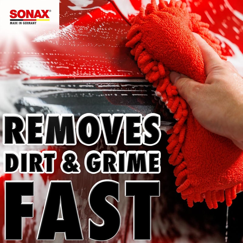 Sonax Microfibre Sponge (1 Piece) - XL Sponge, Highly Absorbent. Foams up Car Shampoo and Removes Stubborn Dirt - Image 2