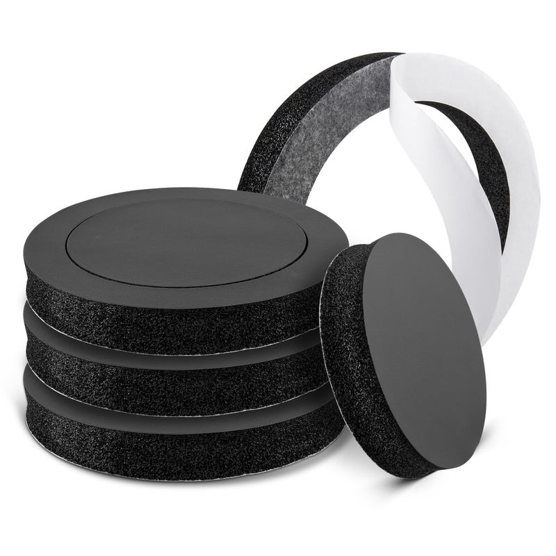 NuIth 6.5 inch Speaker Foam Rings, 6.5â€Foam Speaker Enhancer, High Rebound Sponge Bass Blocker Kit, Self Adhesive Car Door Speaker Foam Baffles Enhancer, 4PCS - Image 1