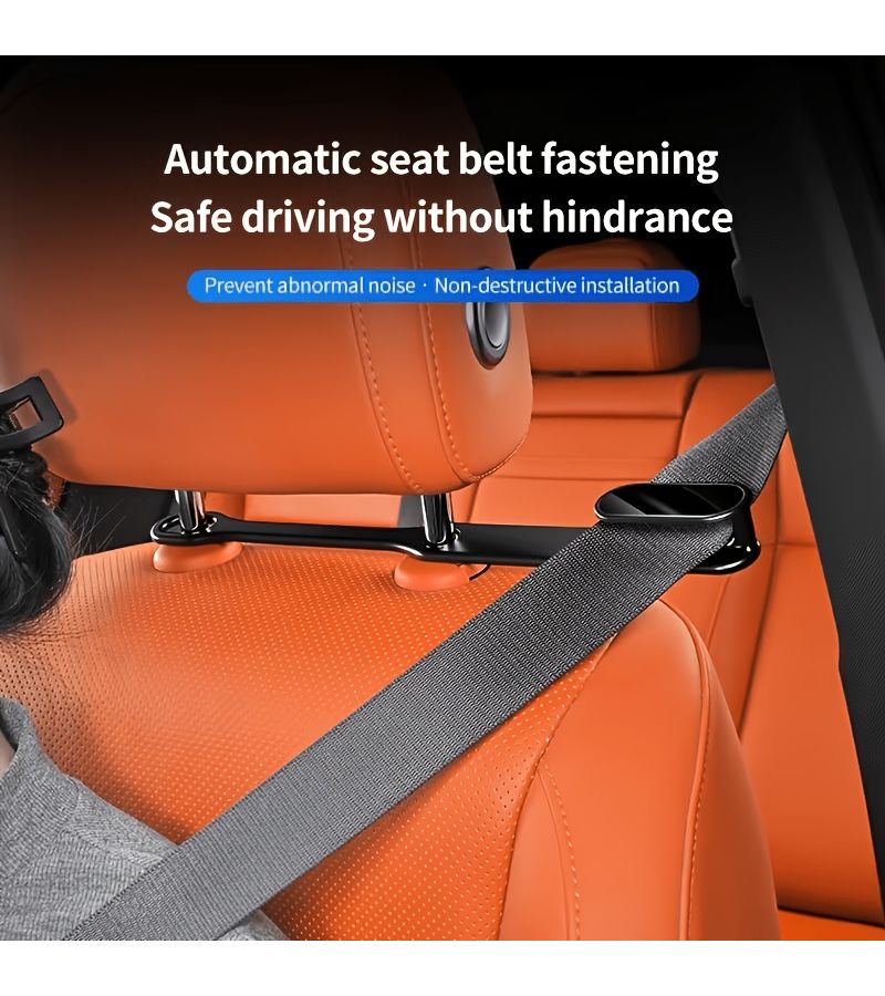 2PC Car Seatbelt Restraints Prevent Chest Chafing Impact Damage And Rattling Noises Suitable For Car Seats Shoulder And Neck Protector Portable Limiter Seatbelt Adjuster - Image 1
