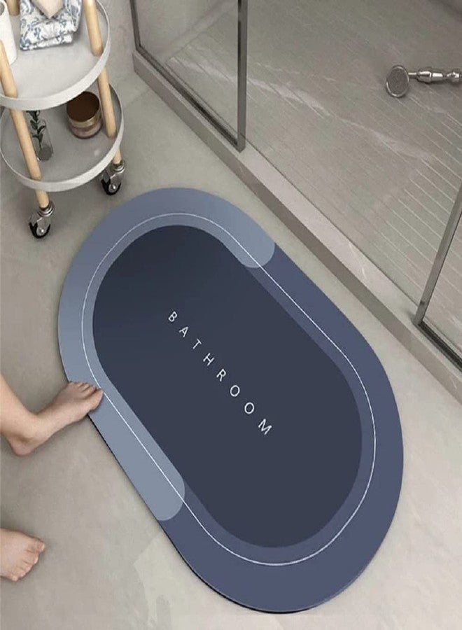 T TOPLINE Super Absorbent Floor Mats,Bathroom Mat,Quick-Drying Bathroom Carpets, Living Room Carpet, Rubber Non-Slip Bottom, Easy to Clean, Simple Kitchen Doormat(40 X 60 CM)(Multicolor) - Image 1