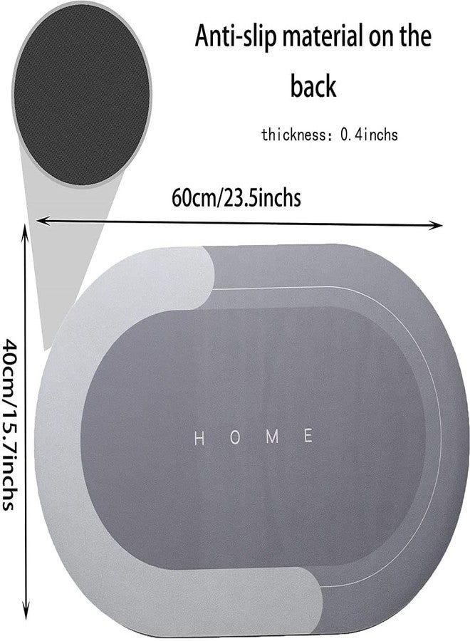 T TOPLINE Super Absorbent Floor Mats,Bathroom Mat,Quick-Drying Bathroom Carpets, Living Room Carpet, Rubber Non-Slip Bottom, Easy to Clean, Simple Kitchen Doormat(40 X 60 CM)(Multicolor) - Image 5