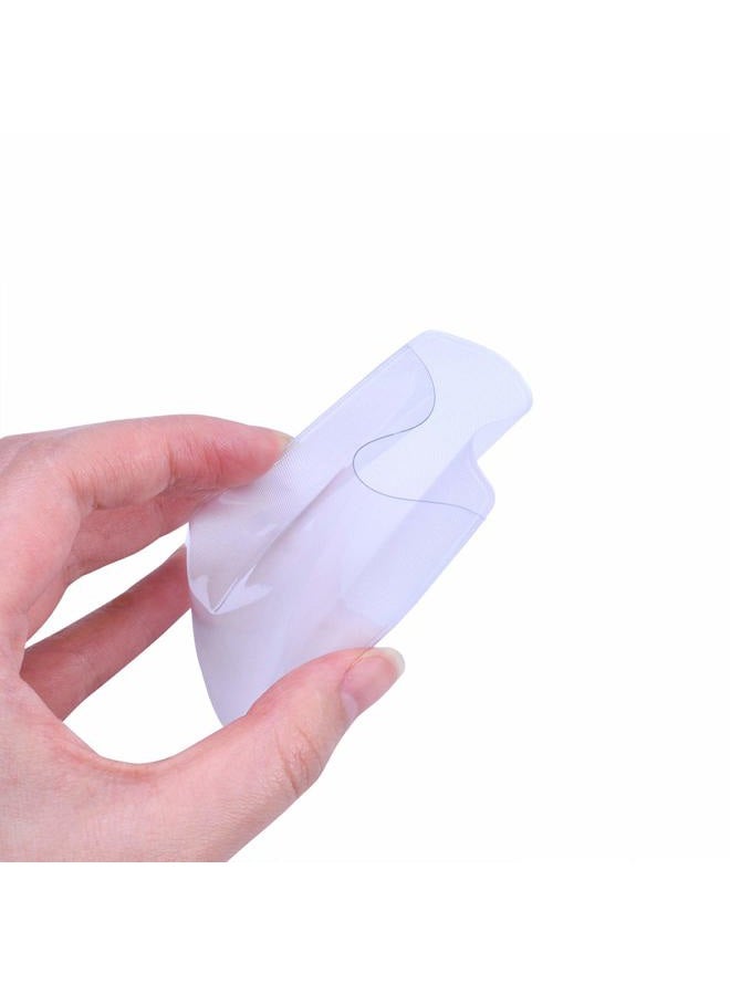 BronaGrand 20pcs Transparent Vertical ID Credit Card Holder Business Card Protector Sleeves - Image 5