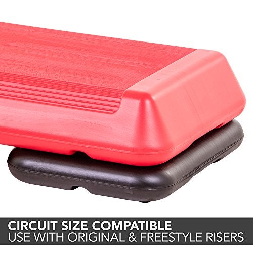 The Step Original Aerobic Exercise Risers (Pair) with Nonskid Feet - Two Extra Risers for Use with The Step Circuit Size Platforms - Image 2