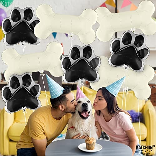 KatchOn Large Dog Balloons 29 Inch Pack of 8 Dog Balloons for Birthday Party Paw Print Balloon dog Party Decorations paw Balloon Lets Pawty Birthday Decorations - Image 5