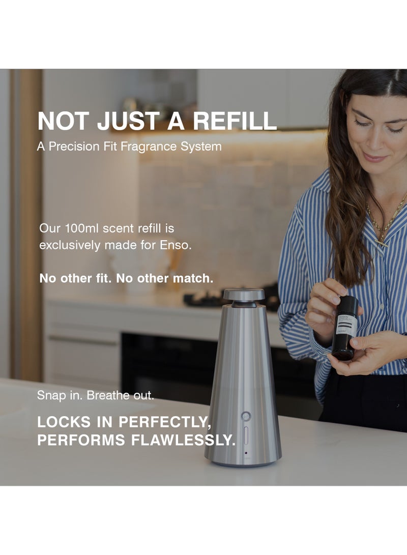 ISCENT | Fleur de Mystère Fragrance Oil Refill for Ensō Diffuser – 100ml Signature Scent with Cassis, Rose & Oak Moss | An Enigmatic Blend of Lush Fruits, Timeless Florals & Warm Woods for Your Home - Image 4