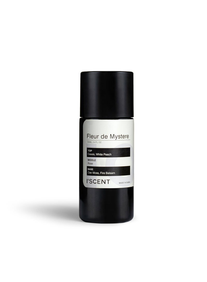 ISCENT | Fleur de Mystère Fragrance Oil Refill for Ensō Diffuser – 100ml Signature Scent with Cassis, Rose & Oak Moss | An Enigmatic Blend of Lush Fruits, Timeless Florals & Warm Woods for Your Home - Image 1
