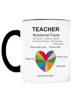 PRINTSHOP4ME Teachers Day Magic Mug for Best Teacher Ever Birthday Gifts from Students Children Gifts for Teacher Ceramic Mug Black Handle  - Image 1