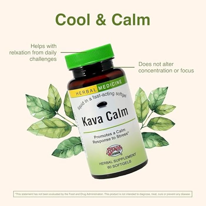 Herbs Etc. Kava Calm Softgels - Herbal Supplement for Calm Energy & Natural Relaxation Support - Soothing Kava Root, Chamomile & Milky Oats - Gluten-Free & Organic - 60 Count (60 Servings) - Image 5