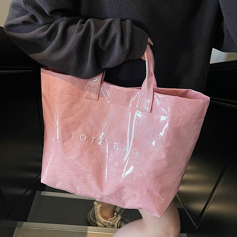 New Selling Retro Dupont Paper American Casual Commuter Handbag Personalized Commuter Large Capacity Tote Bag For Women - Image 5
