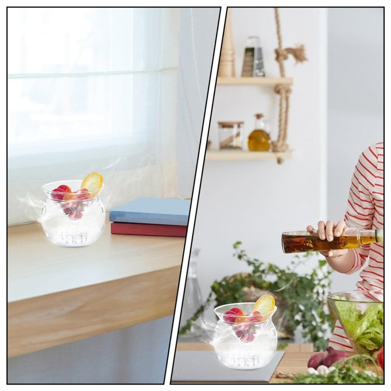 Glass Salad Bowl 280ml Food Grade Serving Bowl for Fruits Vegetables Kitchen Dining - Image 5