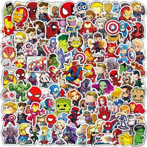DeaDamHaDa 200PCS Cool Character Stickers for Water Bottles Skateboard Luggage Laptop Bumper Waterproof Vinyl Stickers Bulk for Boys Teens Adults - Image 1